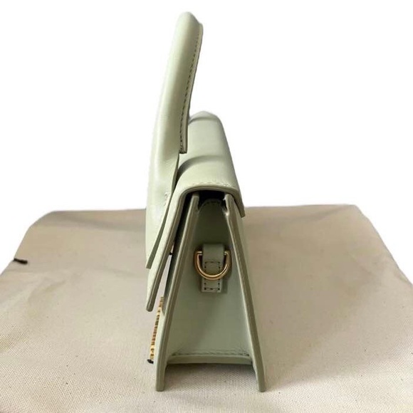 Jacquemus Mint Purse Gold Accent Lightly Worn W Dustbag - Picture 2 of 5